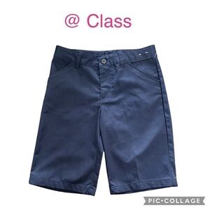 NWT A Class girls navy blue school uniform bottoms short pants size 12
